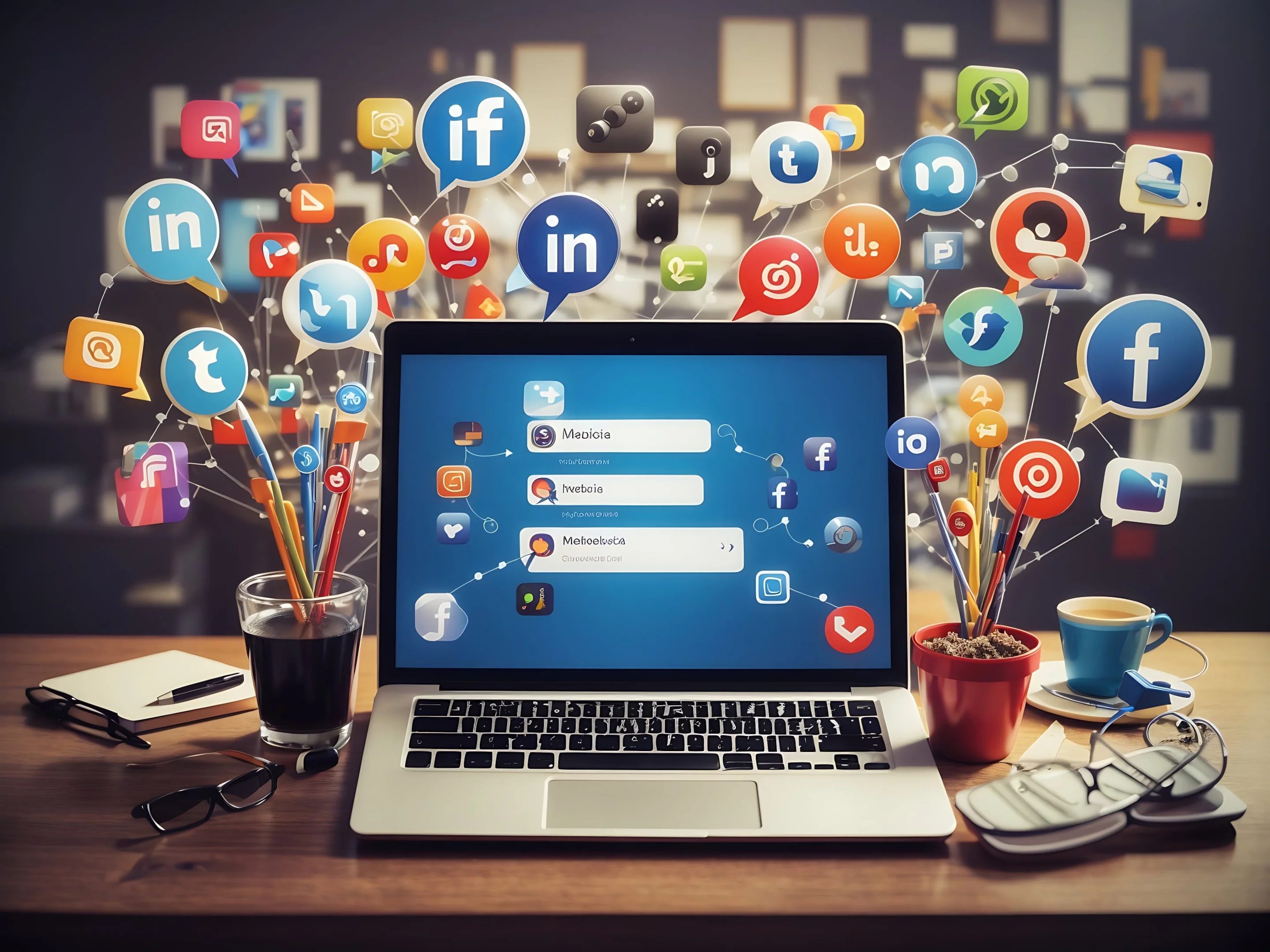 What Not To Post on Social Media in 2023 2 Free photo social media marketing concept for marketing