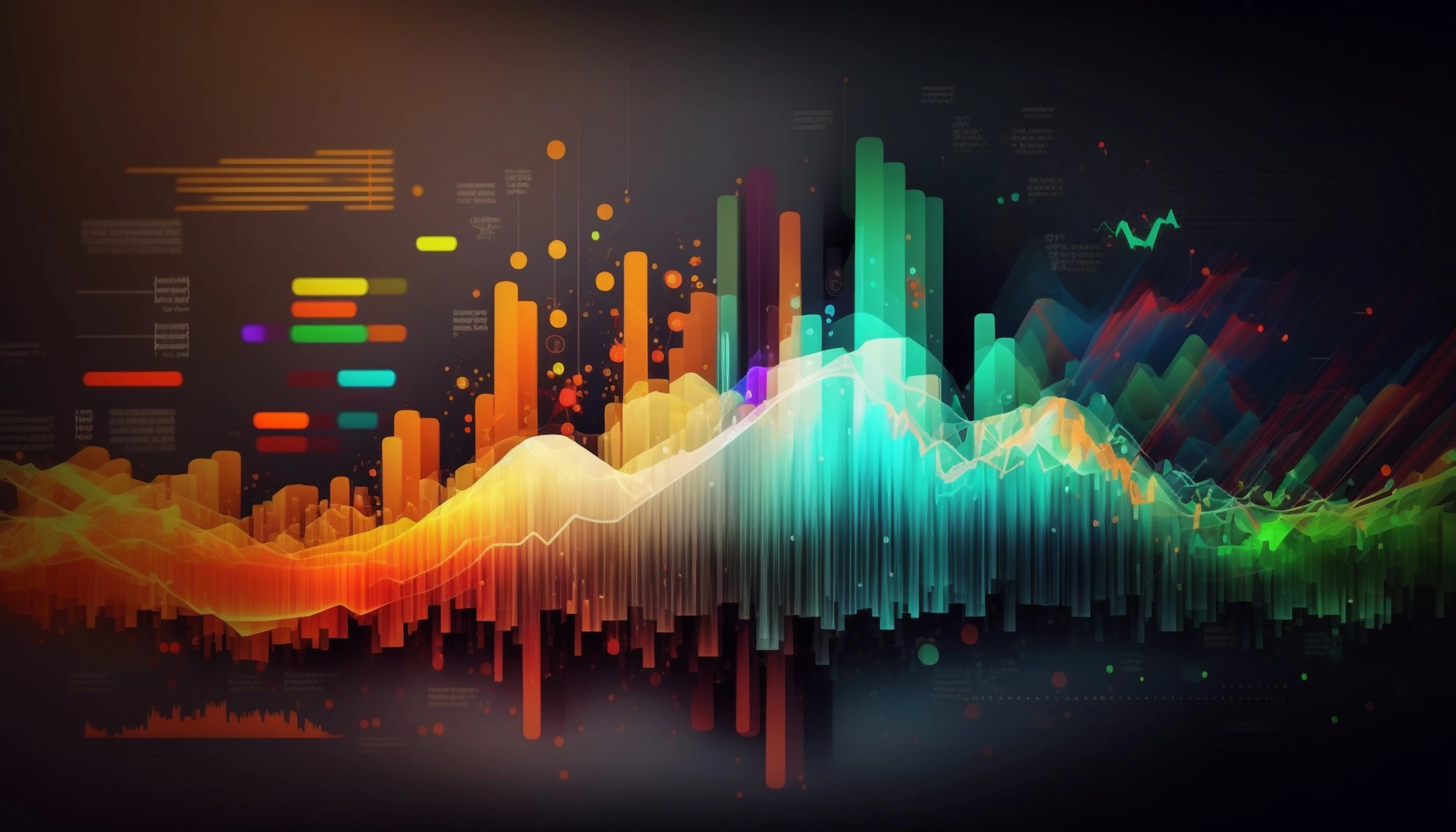 Visualization of realms. technology background data flow concept. business analysis.