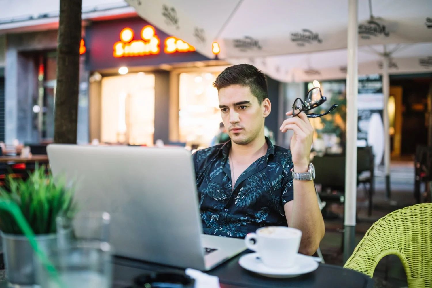 5 Effective Strategies to Discover Content Ideas for Social Media in 2024 6 Free photo man talking on mobile phone in caf�